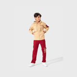 ترنج قطعتين اولادي بيكا مستوردة مبطنة هايدي الوان متعددة شتوي من لارك ارت - 3019