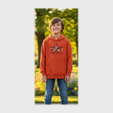 سويتشيرت هودي مطبوع اولادي ميلتون قطن 100% الوان متعددة شتوي من بابلو - 3023