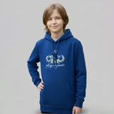 سويتشيرت هودي مطبوع اولادي ميلتون قطن 100% الوان متعددة شتوي من بابلو - 3023