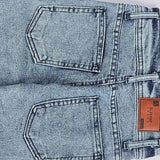 بنطلون اديداس جيب مربع اولادي من سن 6 سنين ل 12 سنه بوي فريند تلبيس واسع جميع المواسم جينز فاتح من الأنطوني جينز - 3049-light