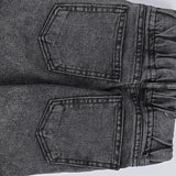 بنطلون اديداس باجي استك اولادي من سن 6 سنين ل 12 سنه بوي فريند تلبيس واسع جميع المواسم رمادي غامق من الأنطوني جينز - 3058-grey