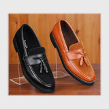 حذاء بانص رجالى فوندي PU اسكاي مستورد هافان جميع المواسم من إسكافي - 32-HV