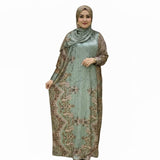 ملحفة رسومات حريمي قطيفه فرنساوي مضلع بيج شتوي من ايه ال واي - 32512-BJ