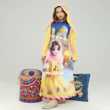 اسدال صلاه بناتي ريب مضلع مستورد الوان متعددة جميع المواسم من بيبي وايت - 3326-1