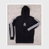 سويت شيرت مخرم مربعات رجالى روزيتا نايلون فولار مستورد اسود شتوي من تورنيدو - 33603