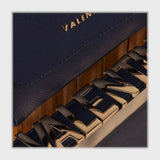 شنطة كروس حريمى جلد 2اسود*لون جميع المواسم من فلامنجو - 353