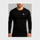 تيشرت كم طويل طباعه اديداس شبابي شعيرات الوان متعددة شتوي من تورنيدو - 3651102