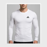 تيشرت كم طويل طباعه اديداس شبابي شعيرات الوان متعددة شتوي من تورنيدو - 3651102