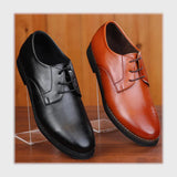 حذاء بانص رجالى فوندي PU اسكاي مستورد اسود جميع المواسم من إسكافي - 37-BK