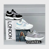 حذاء اسنيكرز حريمى فوندي تريكو نسيج خيط مستورد ونعل PVC حقن الوان متعددة كل المواسم من ميلانو - 3724