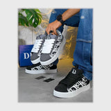 حذاء سنيكرز رجالى فوندي جلد إسكاي مستورد ونعل PVC حقن الوان متعددة جميع المواسم من لابتوب - 380