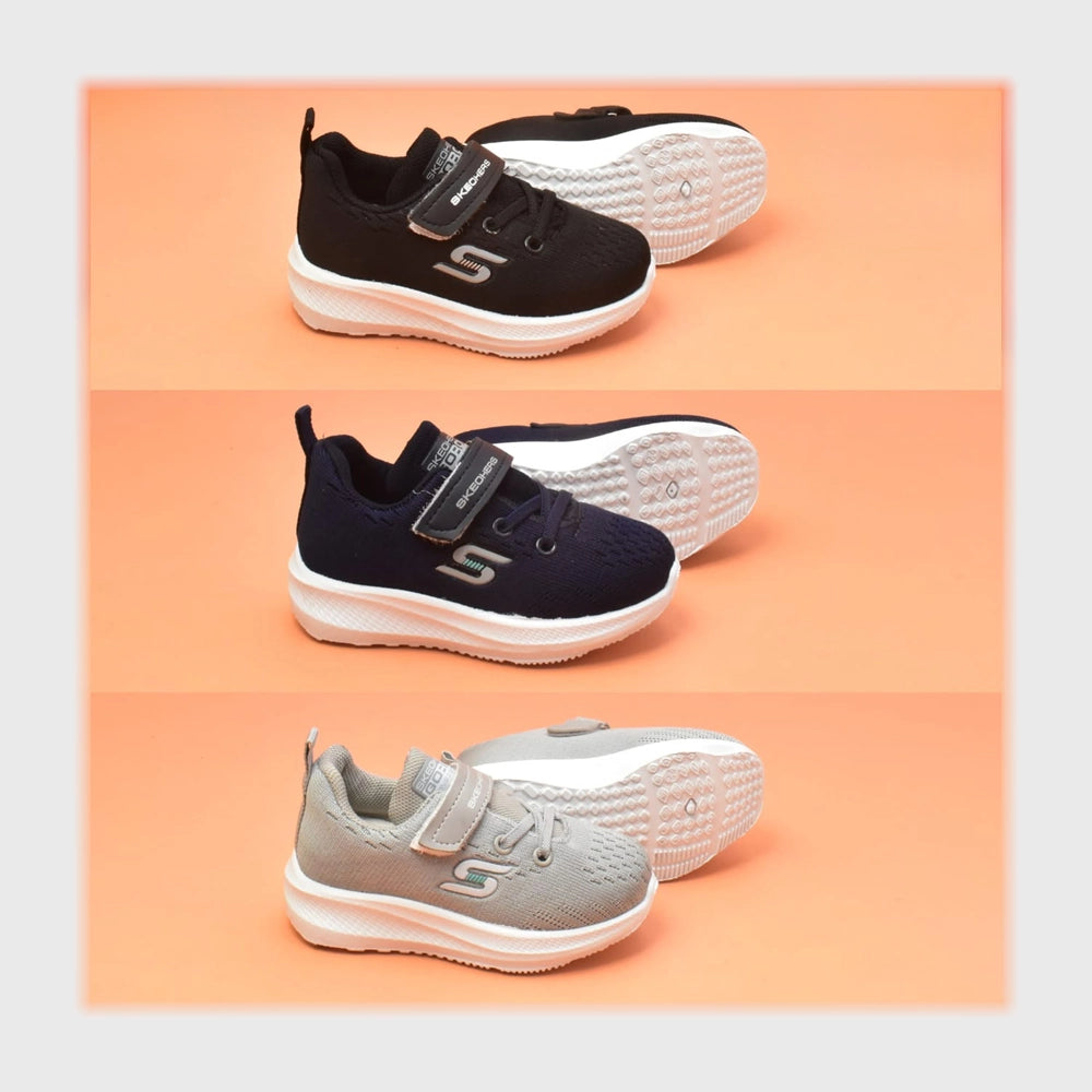 حذاء سنيكرز اطفالى فوندي تريكو خيط مستورد ونعل PVC حقن الوان متعددة جميع المواسم من بري باندا - 39265