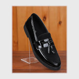 حذاء بانص رجالى فوندي PU اسكاي مستورد اسود جميع المواسم من إسكافي - 3