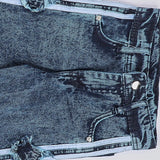 بنطلون اديداس قلوب بناتي من سن 6 سنين ل 12 سنه بوي فريند تلبيس واسع جميع المواسم جينزغامق من الأنطوني جينز - 4023-dark