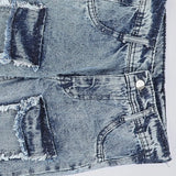 بنطلون جيوب وقلوب بناتي من سن 6 سنين ل 12 سنه بوي فريند تلبيس واسع جميع المواسم جينز فاتح من الأنطوني جينز - 4026-light