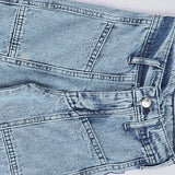 بنطلون اديداس باجي بناتي من سن 6 سنين ل 12 سنه بوي فريند تلبيس واسع جميع المواسم جينز فاتح من الأنطوني جينز - 4029-light