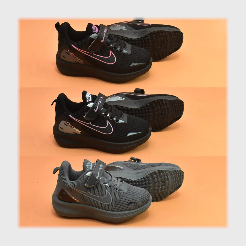 حذاء سنيكرز اطفالى فوندي تريكو خيط مستورد ونعل PVC حقن الوان متعددة جميع المواسم من بري باندا - 40323