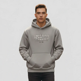 سويتشيرت هودي مطبوع رجالي ميلتون قطن 100% الوان متعددة شتوي من روبيس - 4050