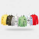 توينز مطبوع قطعتين اولادي ميلتون قطن الوان متعددة شتوي من أسامة تكس - 4060