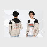 توينز مطبوع قطعتين اولادي كشمير الوان متعددة شتوي من أسامة تكس - 4071