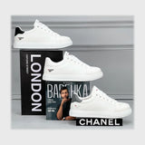 حذاء سنيكرز رجالى فوندي جلد إسكاي مستورد ونعل PVC حقن الوان متعددة جميع المواسم من ميلانو - 4096