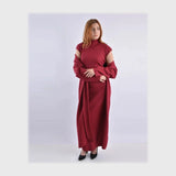 طقم دريس وكارديجان تريكو حريمي تريكو الوان متعددة شتوي من إم كيه إم فاشون - 4100