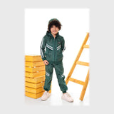 طقم قطعتين اولادي اولادي قماش قطيفة جكار تقيل ضهر هايدي ألوان متعددة من روزانا - 4127