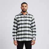 قميص كاروه رجالي جوخ الوان متعددة شتوي من مودرن اوتفيت - 414