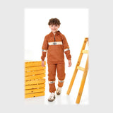 طقم قطعتين اولادي اولادي قماش قطيفة جكار تقيل مبطن ضهر هايدي ألوان متعددة من روزانا - 4201