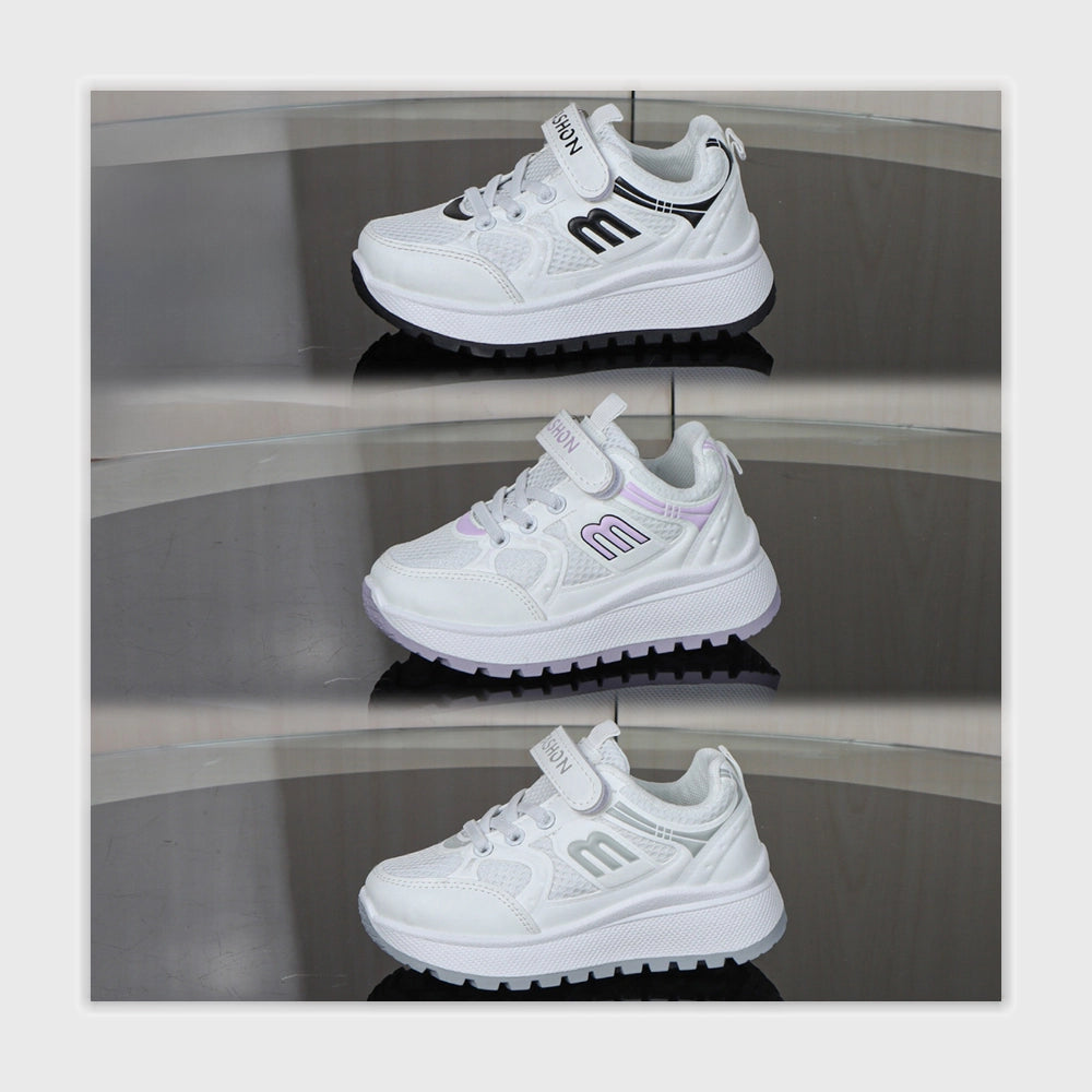 حذاء سنيكرز اطفالى فوندي جلد إسكاي مستورد ونعل PVC حقن الوان متعددة جميع المواسم من نيولوك - 45349