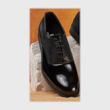 حذاء بانص رجالى فوندي PU اسكاي مستورد اسود جميع المواسم من إسكافي - 48