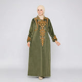 عبايه استقبال حريمى قطيفه هايدي الوان متعددة شتوى من اس كيو بي - 5000