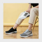 حذاء سنيكرز حريمى فوندي تريكو خيط مستورد ونعل PVC حقن الوان متعددة شتوى من الطائر - 5005