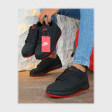 حذاء سنيكرز رجالى فوندي جلد إسكاي مستورد ونعل PVC حقن الوان متعددة جميع المواسم من لابتوب - 500