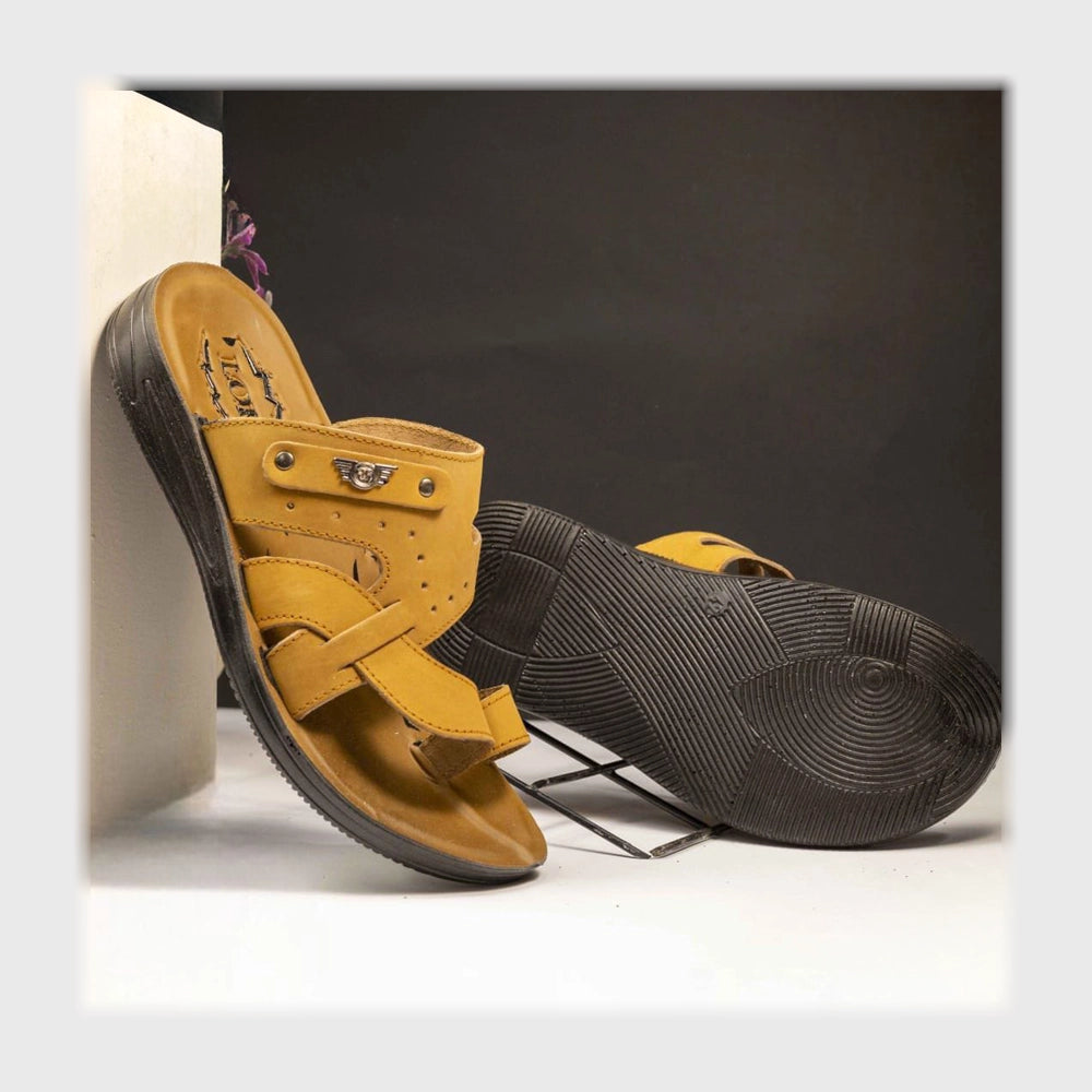 شبشب طبي رجالى جلد الوان متعددة Al-Mathaf Shoes من شوز ماركت - 502-LCA