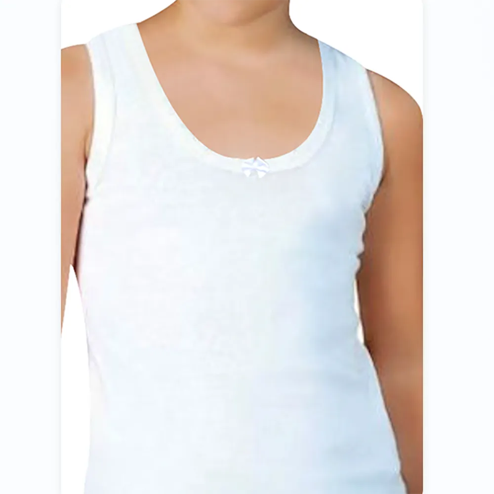 فانلة كت حمالة عريضة بناتى قطن94%،ليكرا 6% الوان متعددة جميع المواسم من لاسو - 5051