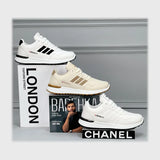 حذاء سنيكرز رجالى فوندي جلد إسكاي مستورد ونعل PVC حقن الوان متعددة جميع المواسم من ميلانو - 5066