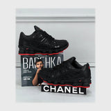 حذاء سنيكرز رجالى فوندي جلد إسكاي مستورد ونعل PVC حقن الوان متعددة جميع المواسم من ميلانو - 5089