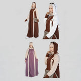 عبايه دريس بكابيشوة ساده حريمي ريب الوان متعدده شتوي من ايه ال واي - 511