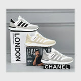 حذاء سنيكرز رجالى فوندي جلد إسكاي مستورد ونعل PVC حقن الوان متعددة جميع المواسم من ميلانو - 5122