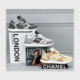 حذاء سنيكرز رجالى فوندي جلد إسكاي مستورد ونعل PVC حقن الوان متعددة جميع المواسم من ميلانو - 5125