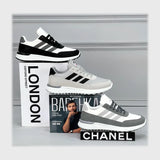 حذاء سنيكرز رجالى فوندي جلد إسكاي مستورد ونعل PVC حقن الوان متعددة جميع المواسم من ميلانو - 5152