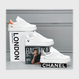 حذاء اسنيكرز رجالى فوندي جلد إسكاي مستورد ونعل PVC حقن الوان متعددة كل المواسم من ميلانو - 5177