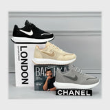 حذاء سنيكرز رجالى فوندي جلد إسكاي مستورد ونعل PVC حقن الوان متعددة جميع المواسم من ميلانو - 5190