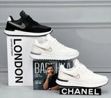 حذاء سنيكرز رجالى فوندي جلد إسكاي مستورد ونعل PVC حقن الوان متعددة جميع المواسم من ميلانو - 5198