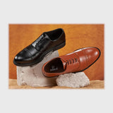 حذاء بانص رجالى فوندي PU اسكاي مستورد اسود جميع المواسم من إسكافي - 52-BK