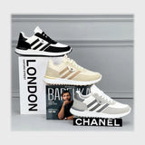 حذاء سنيكرز رجالى فوندي جلد إسكاي مستورد ونعل PVC حقن الوان متعددة جميع المواسم من ميلانو - 5250