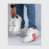 حذاء سنيكرز رجالى فوندي جلد إسكاي مستورد ونعل PVC حقن الوان متعددة جميع المواسم من لابتوب - 527