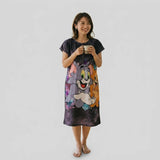كاش مايوة مطبوع رسومات حريمى شعيرات ليكرا الوان متعددة صيفى من جاهز - 536-85