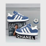 حذاء اسنيكرز رجالى فوندي جلد إسكاي مستورد ونعل PVC حقن الوان متعددة كل المواسم من ميلانو - 5362